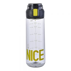 lastic Lock Water Bottle New Launched Portable BPA Free Sports Camping Hiking Unisex Modern Tritan Bottle Sustainable