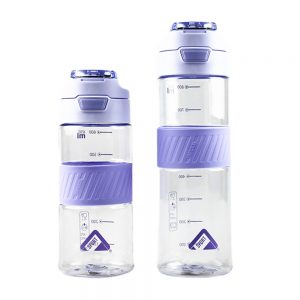 New sports water bottle with custom logo Reusable botella de agua drink water bottles custom yoga Tritan plastic water bottles